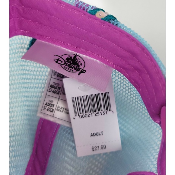 Disney Parks The Little Mermaid Ariel "I'm Really A Mermaid" Hat Cap Mesh Truck - Picture 6 of 6